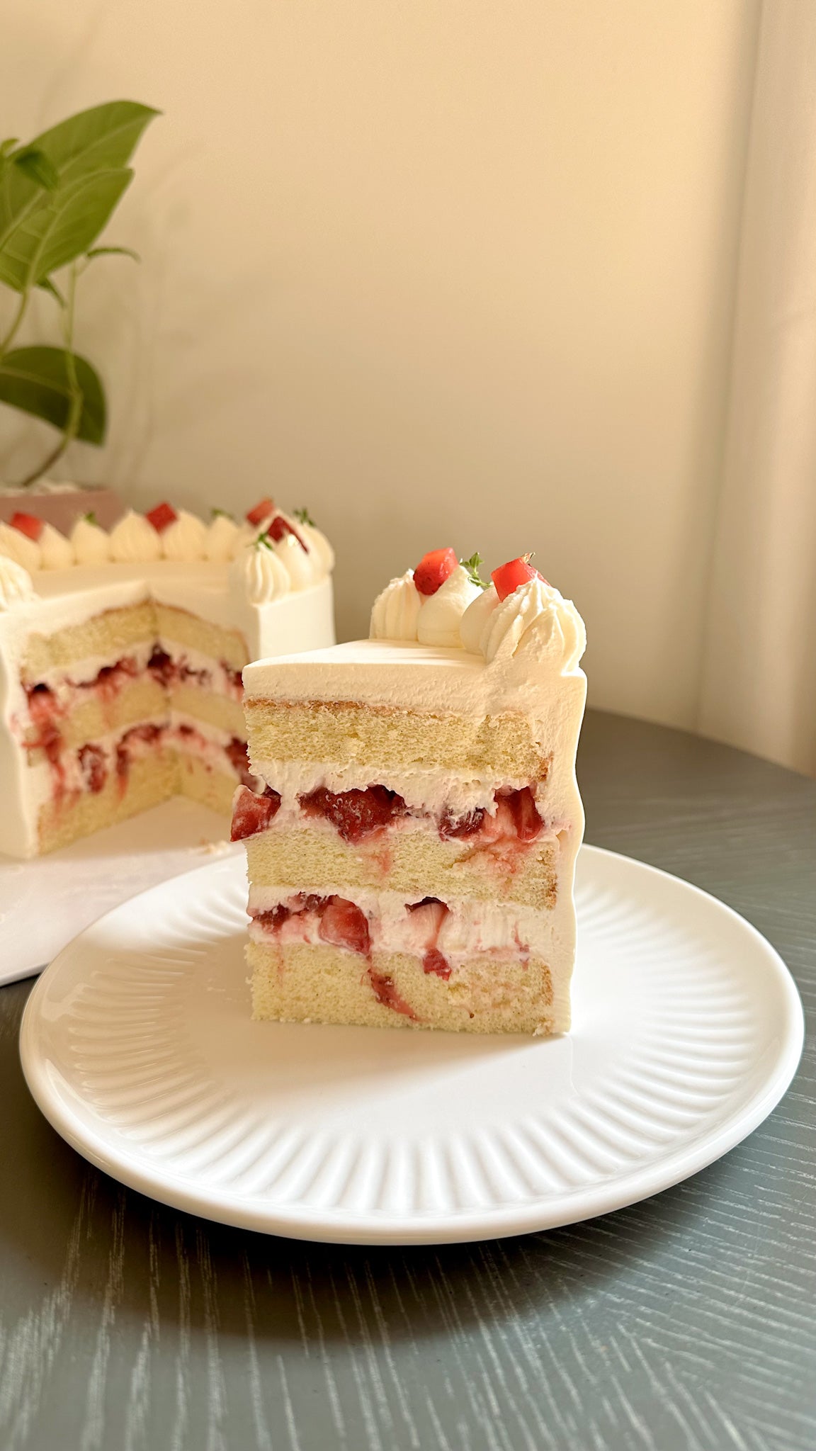 Strawberry Dream Chiffon Cake