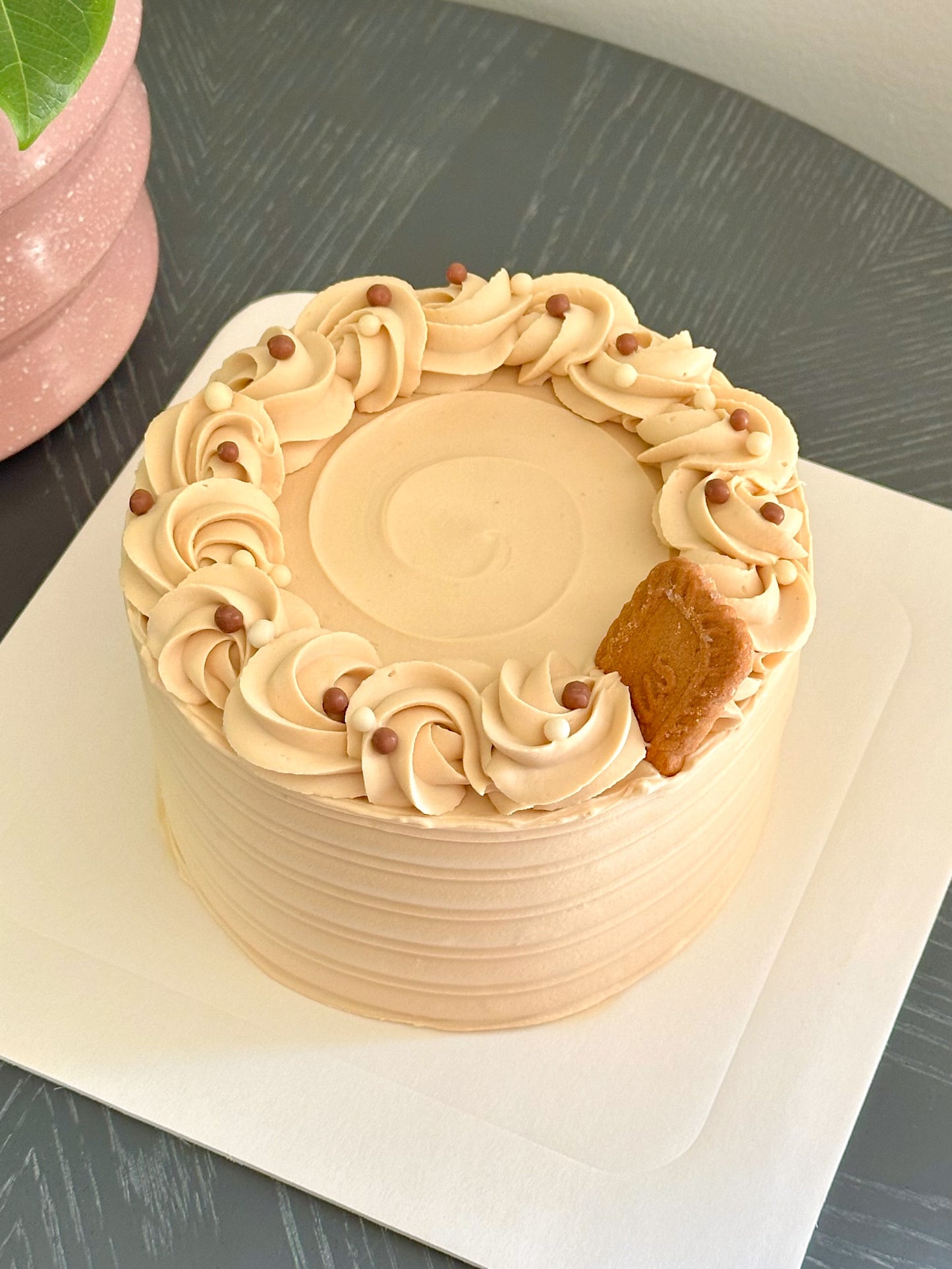 Biscoff Caramel Chiffon Cake